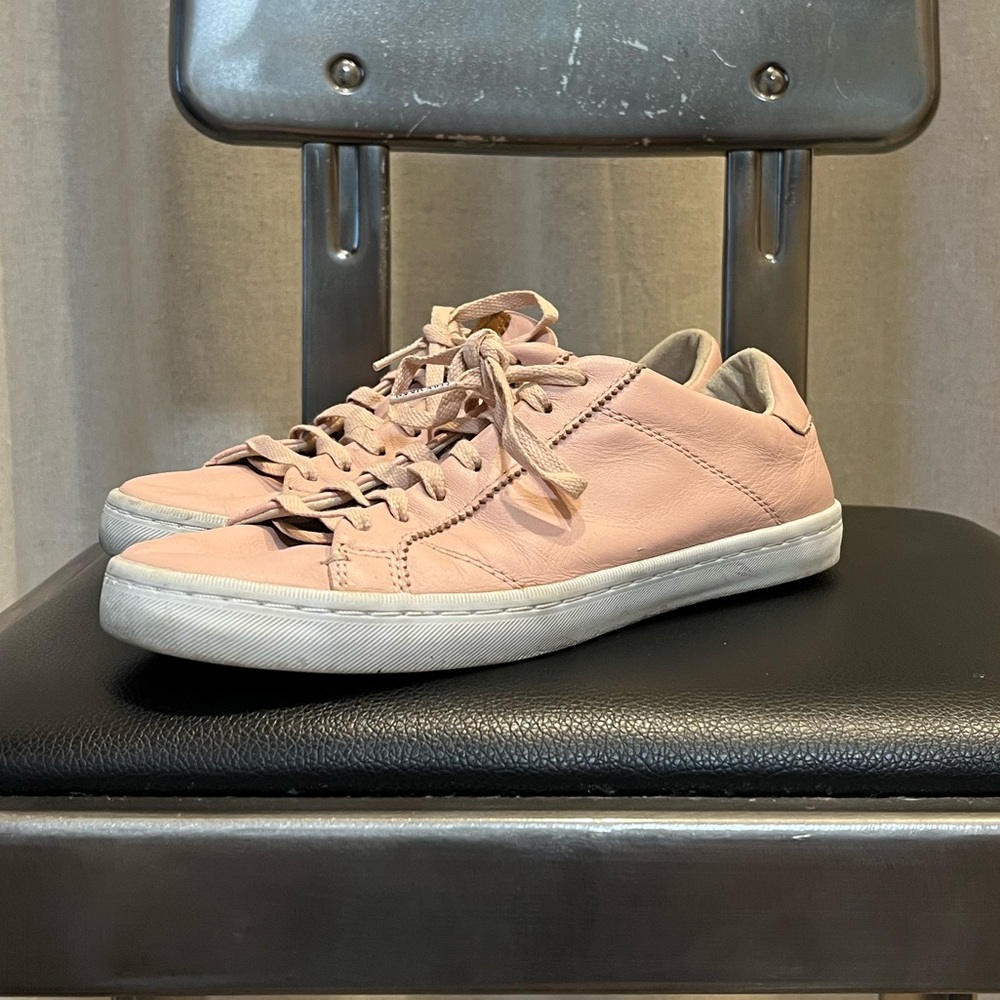 Cole Haan Grand 0 Pink Leather Sneakers